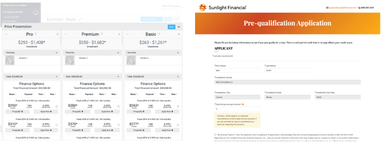 Sunlight Financial Integration