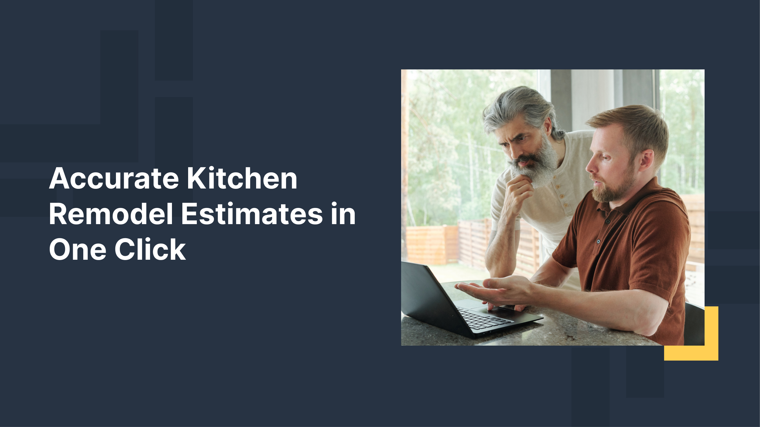 viewing a kitchen remodel estimate